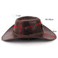 🤠 Vintage Wide Brim Cowboy Hat with Adjustable Strap