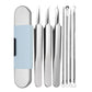 🔧 Stainless Steel Blackhead Remover Tool Kit — 7 PCS Comedone Extractor & Pimple Popper Set