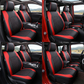 🚗 9-Piece Universal Fit Leather Car Seat Cover Set — Full Set PU Leather Seat Protectors for Cars & SUVs