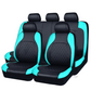 🚗 9-Piece Universal Fit Leather Car Seat Cover Set — Full Set PU Leather Seat Protectors for Cars & SUVs