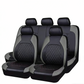 🚗 9-Piece Universal Fit Leather Car Seat Cover Set — Full Set PU Leather Seat Protectors for Cars & SUVs