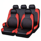 🚗 9-Piece Universal Fit Leather Car Seat Cover Set — Full Set PU Leather Seat Protectors for Cars & SUVs