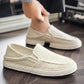 👞 Men's Casual Canvas Slip-On Shoes — Lightweight Summer Loafers with Memory Foam Insole | Breathable Canvas Upper | Non-Slip Sole | Easy On/Off Elastic Gusset
