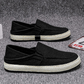 👞 Men's Casual Canvas Slip-On Shoes — Lightweight Summer Loafers with Memory Foam Insole | Breathable Canvas Upper | Non-Slip Sole | Easy On/Off Elastic Gusset