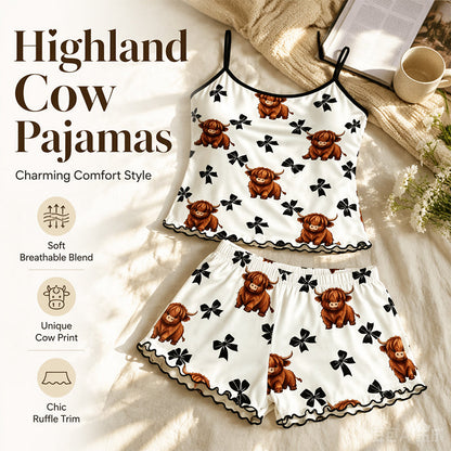 ☁️ Soft Breathable Cami Pyjama Set — Silky Microfibre Fabric
