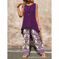 👗 Women's Casual Sleeveless Top & Wide-Leg Pants Set — Relaxed Co-Ord with High-Waist Trousers