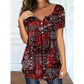 👚 Women's Casual V-Neck Top — Relaxed Loose Fit Everyday Essential