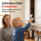 🔒 Invisible Magnetic Safety Lock — Concealed Childproof Cabinet Locks with Magnetic Key
