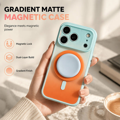 💕Magnetic Gradient Phone Case with Built-in Stand