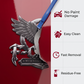 🐦⬛ Midnight Edition Raven Metal Emblem for Cars and Trucks — Blacked Out Universal Vehicle Badge