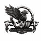 🐦⬛ Midnight Edition Raven Metal Emblem for Cars and Trucks — Blacked Out Universal Vehicle Badge