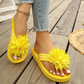 🌸 Women Floral Flip Flops Lightweight Summer Slippers