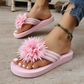 🌸 Women Floral Flip Flops Lightweight Summer Slippers