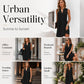 👗Women's Elegant Pleated V-Neck Dress