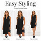 👗Women's Elegant Pleated V-Neck Dress