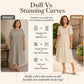 👗 Women's Casual Striped Relaxed Fit Dress — Classic Stripe Midi with Side Pockets & Belted Waist