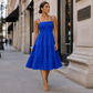 👗 Women's Sleeveless Smocked Mini Dress — Flattering Fit & Flare Silhouette