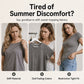 👚 Women's Round Neck Short-Sleeved Floral Top — Lightweight Floral Print Top with Classic Crew Neck