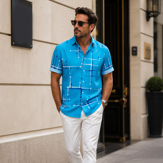 👔 Men's Relaxed Fit Button-Down Shirt