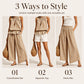 👗 Women's Summer Plaid Two Piece Set — Ruffle Sleeveless Top & Wide Leg Trousers Co-Ord
