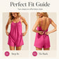 👗 Women's Backless Casual Summer Romper — Lightweight Sleeveless Shorts Jumpsuit with Adjustable Straps