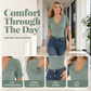 👚Women's Slim-Fit V-Neck Lace Short-Sleeve Top