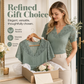 👚Women's Slim-Fit V-Neck Lace Short-Sleeve Top