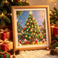 🎄 DIY Christmas Tree Special Shaped Gem Art Kit — 3D Wooden Diamond Painting Craft with Unique Shaped Rhinestones