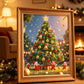 🎄 DIY Christmas Tree Special Shaped Gem Art Kit — 3D Wooden Diamond Painting Craft with Unique Shaped Rhinestones