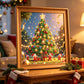 🎄 DIY Christmas Tree Special Shaped Gem Art Kit — 3D Wooden Diamond Painting Craft with Unique Shaped Rhinestones