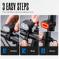 🚲 USB Rechargeable Bike Light Set