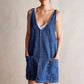 👗 Women's Fashion Denim Backless Dress