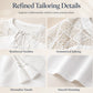 👚 Women's V-Neck Hollow Out Sleeve Top — Lightweight Lace Trim Blouse with Flattering V-Neckline