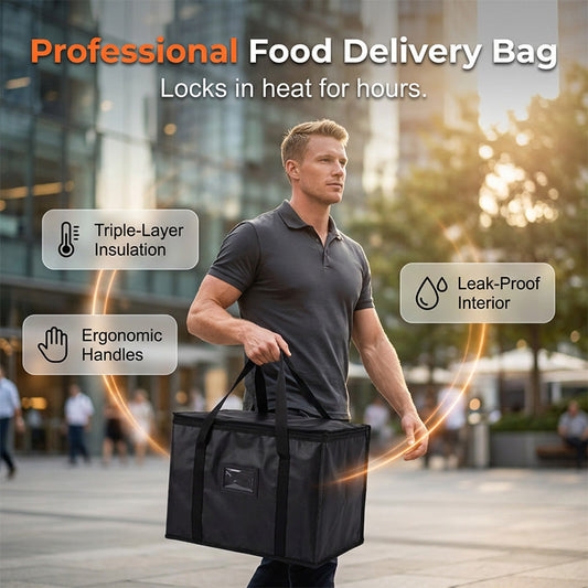 🧊 Large Capacity Handheld Aluminum Foil Insulated Bag