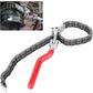 🔧 Heavy-Duty Chain Oil Filter Wrench — Adjustable 65-150mm Chain Filter Removal Tool