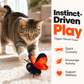 🦋 Smart Sensing Flapping Butterfly Toy for Cats — Motion-Activated Interactive Cat Toy