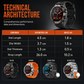 ⌚ Rugged Outdoor Waterproof Smartwatch — Military-Grade GPS Watch with 10 ATM Water Resistance