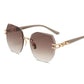 ✨ Rimless Geometric Sunglasses for Women