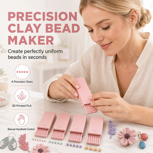 🎨Mini Clay Ball Maker Set — Bead Roller Tool for Polymer Clay with 5 Sizes (2-4mm)