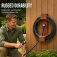 🏡 Wall Mounted Iron Garden Hose Holder — Decorative Cast Iron Wall Hose Rack with Rust-Resistant Powder Coating
