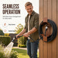 🏡 Wall Mounted Iron Garden Hose Holder — Decorative Cast Iron Wall Hose Rack with Rust-Resistant Powder Coating