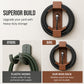 🏡 Wall Mounted Iron Garden Hose Holder — Decorative Cast Iron Wall Hose Rack with Rust-Resistant Powder Coating