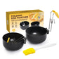 🥚 Foldable Non-Stick Egg Poacher Mold