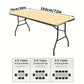 🪑 Fitted Spandex Table Cover for Rectangular & Square Tables