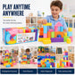 🧱 Soft EVA Foam Building Blocks Set for Kids — 52 Pcs Colourful Construction Blocks