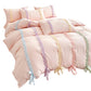 🎀 Romantic Pastel Bowknot Bedding Set — Soft Microfiber Duvet Cover