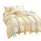 🎀 Romantic Pastel Bowknot Bedding Set — Soft Microfiber Duvet Cover