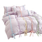 🎀 Romantic Pastel Bowknot Bedding Set — Soft Microfiber Duvet Cover