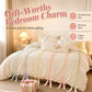 🎀 Romantic Pastel Bowknot Bedding Set — Soft Microfiber Duvet Cover