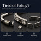 👑 Men's Stainless Steel Crown Bracelet 3-Piece Set — Luxury Royal Crown Design with CZ Beads
